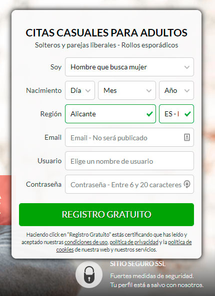Registro Fuego de Vida Formulario